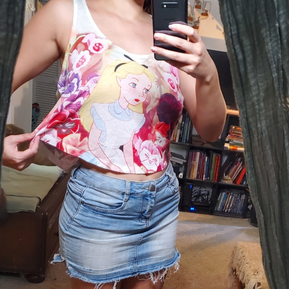 Alice in Wonderland tank top